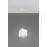 Suspension luminaire design QUAD 1 GU10 - blanc