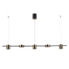 Suspension Design REMDAL LED 30W 4000K - noir / laiton