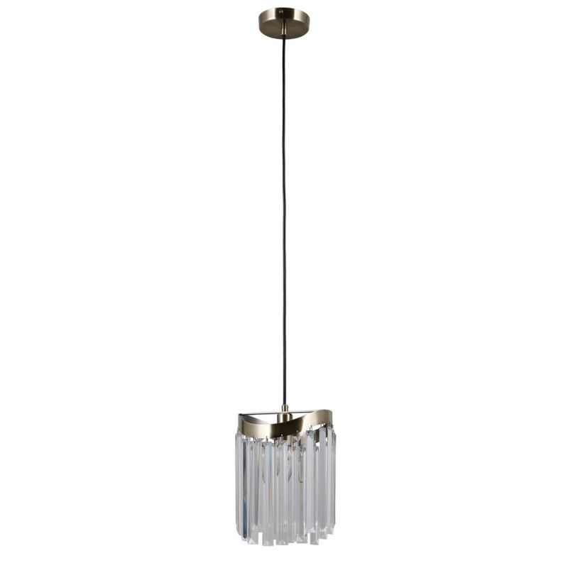 Suspension SABRIGA E14 - bronze antique Cristal