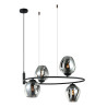 Suspension design ROXANE 60 4xE27 - noir