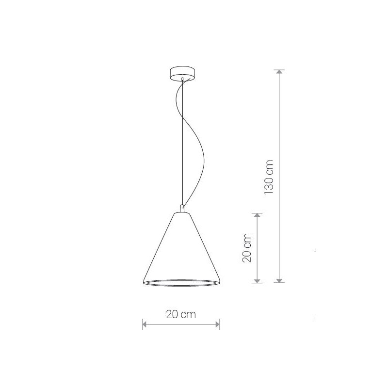 Luminaire Suspension Industriel VOLCANO S GU10 - béton