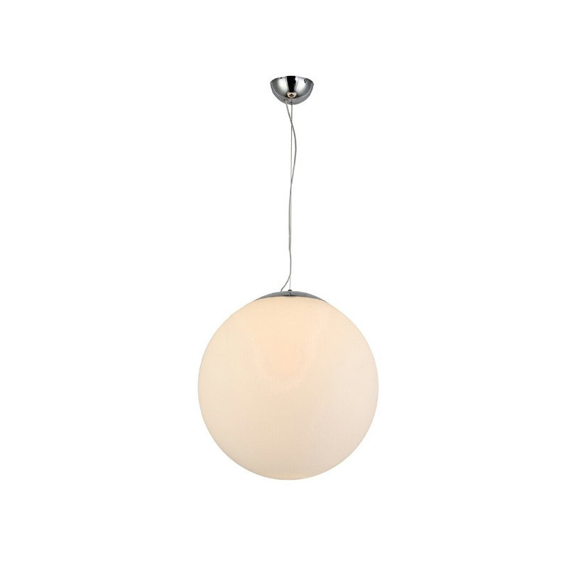 Suspension luminaire WHITE BALL 50 E27 40W blanc