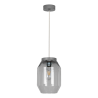 Suspension luminaire VASO diamètre 19cm E27 - pin teinté / fumé