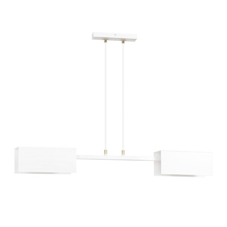 Lampe Suspendue design TOLOS 2 BLANC 2xE27 - blanc
