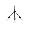 Suspension industrielle TRIO Loft 3xE27 - noir