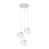 Lampe Suspendue design TULOS 3xE27 - blanc