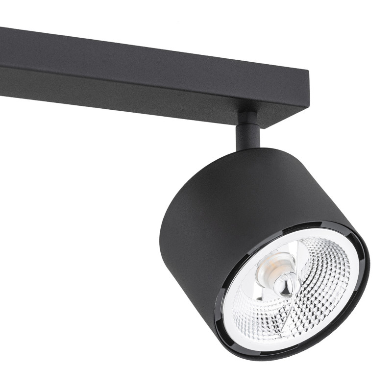 Spot de plafond CLEVLAND 2XGU10 AR111 30W 3000K - noir 