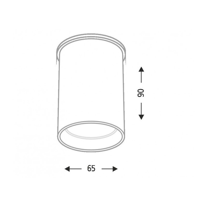 Spot encastrable ARIDA 7008 GU10 - blanc 