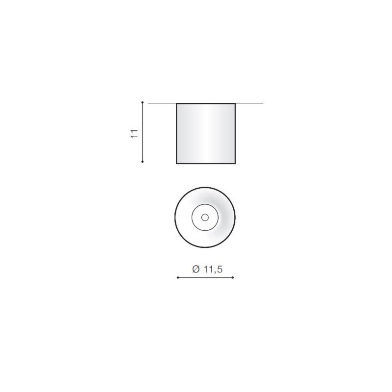 Spot encastrable LED MANE 30W 3000K 23° - blanc 