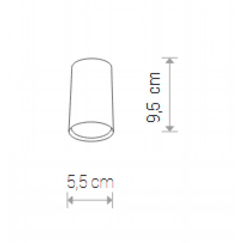 Spot encastrable EYE S GU10 - laiton 