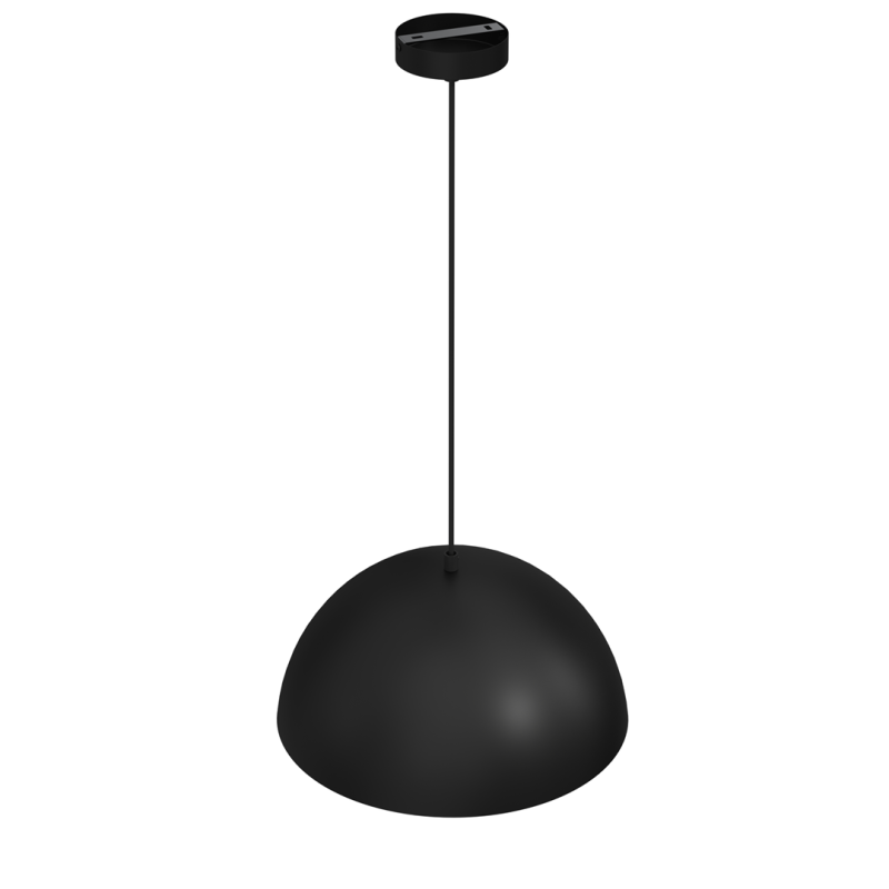 Luminaire Suspension Industriel BETA ∅35cm E27 - noir / or