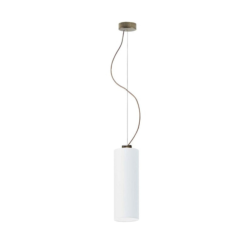 Lampe Suspendue design BOLONIA E27 - or / blanc