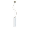 Lampe Suspendue design BOLONIA E27 - or / blanc