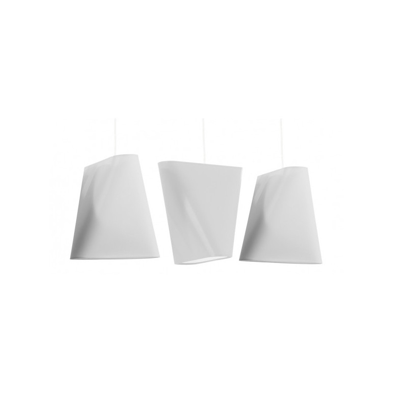 Suspension luminaire BLUM 3xE27 - blanc