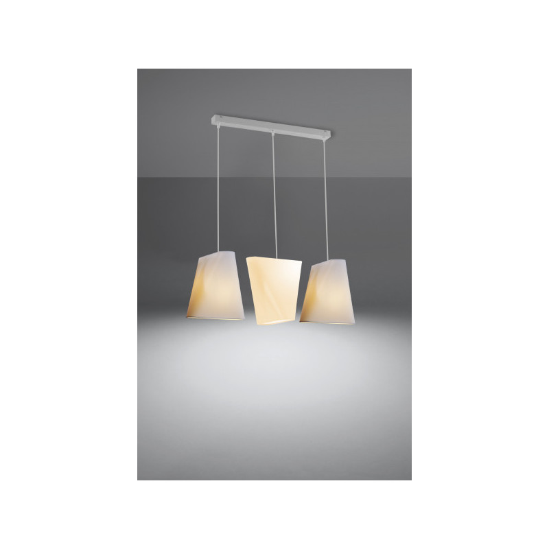 Suspension luminaire BLUM 3xE27 - blanc