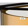 Suspension luminaire design DOHAR PAA E27 - blanc / laiton