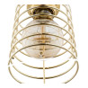 Suspension design DOVER E27 - laiton / transparent