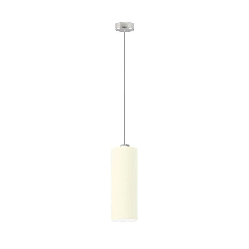 Suspension luminaire design DENVER E27 - acier / écru