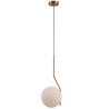 Suspension design CARIMI E27 - laiton / blanc