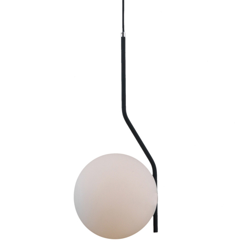 Suspension luminaire CARIMI E27 - graphite / blanc