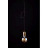 Luminaire Suspension Industriel CABLE NOIR COOPER I E27 - cuivre