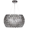 Suspension ABROS 40 1X60W E27 - argent Cristal