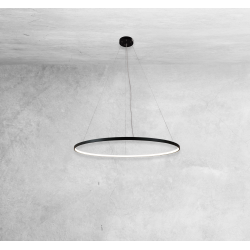 Suspension Design AGARI anneau intérieur LED 38W 4000K CRI90 - noir