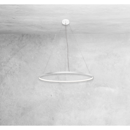 Suspension Design AGARI anneau intérieur LED 38W 3000K CRI90 - blanc
