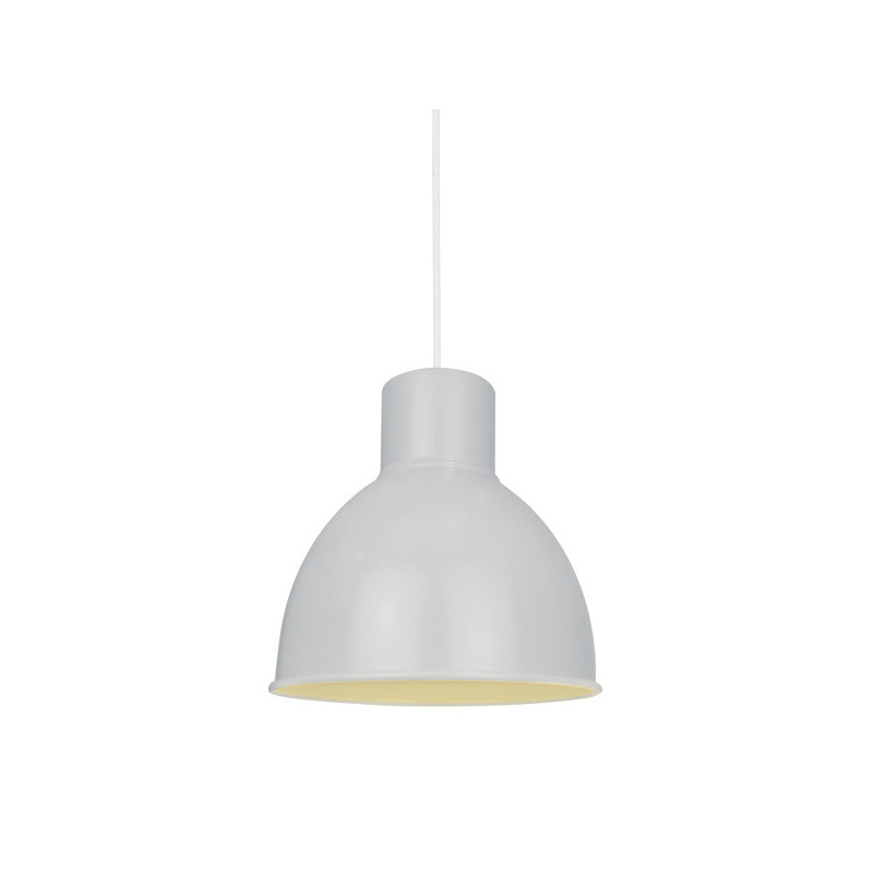 Suspension industrielle Action ELSTRA 1xE27 blanc