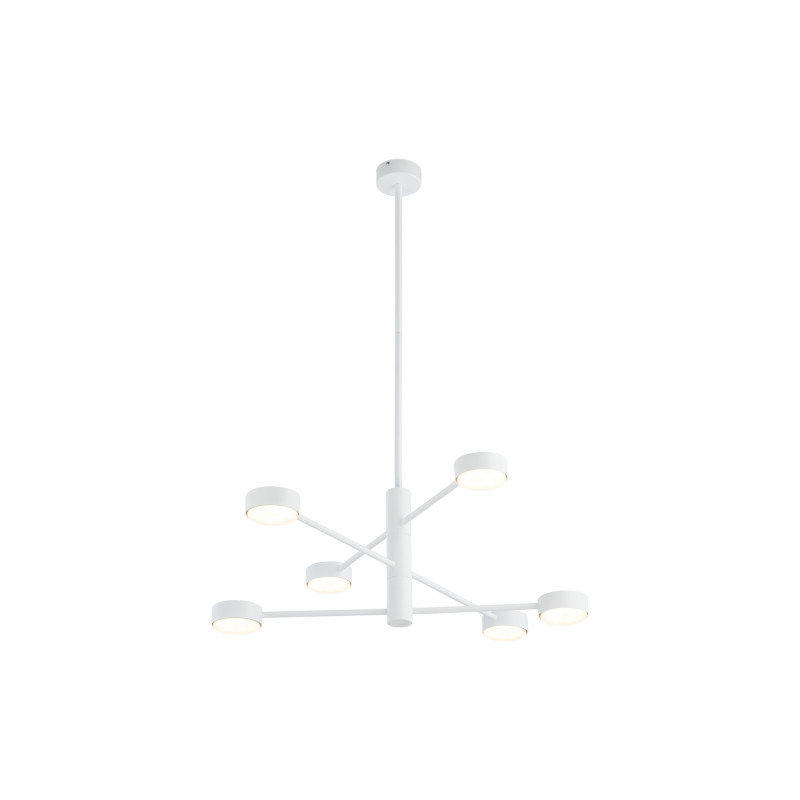 Suspension luminaire design ORBIT 6xGX53 - blanc