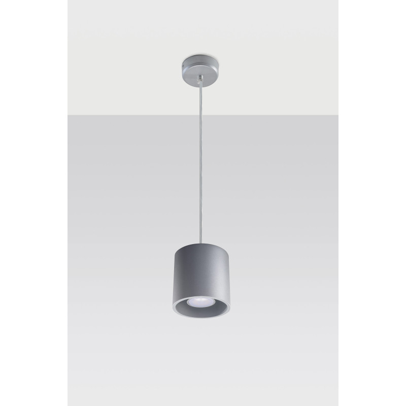 Lampe Suspendue design ORBIS 1 GU10 - gris