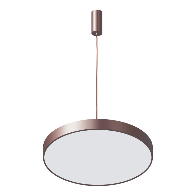 Lampe Design suspendue ORBITAL LED 60W 3000K - marron / blanc