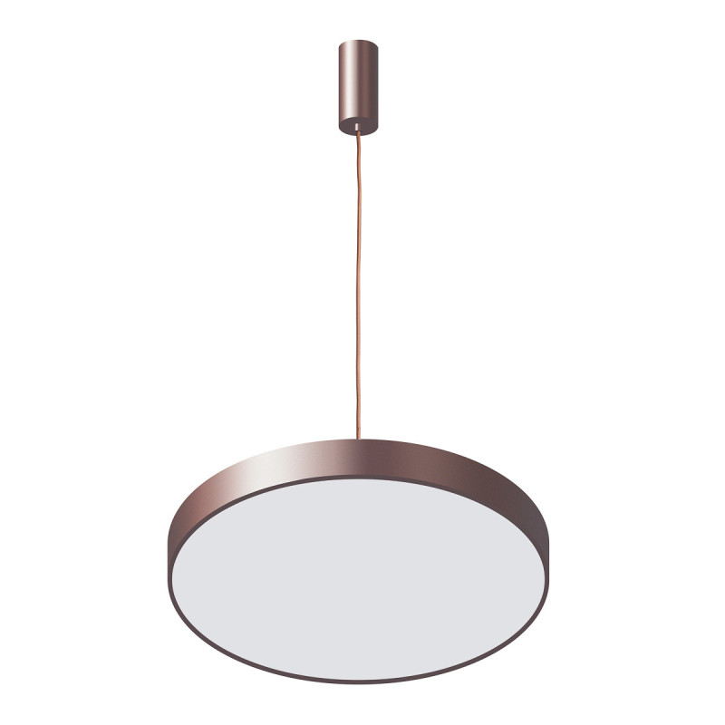 Lampe Design suspendue ORBITAL LED 30W 4000K - marron / blanc