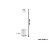 Lampe Suspendue design ORBIS 1 GU10 - blanc