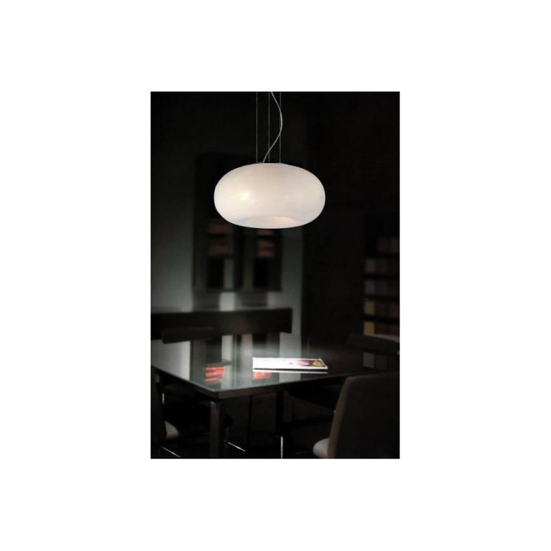 Lampe Suspendue design OPTIMA E27 5x60W blanc