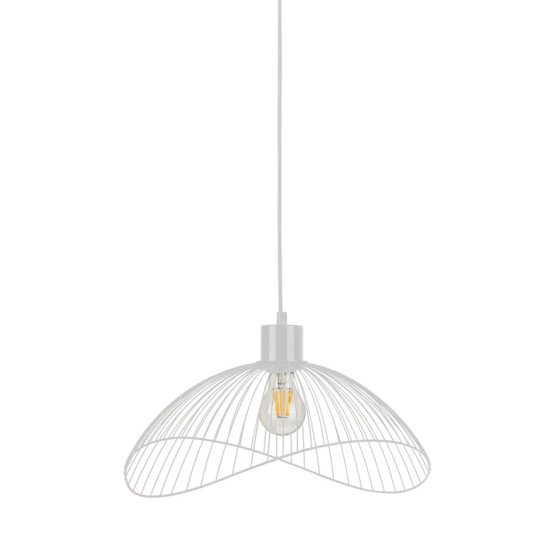 Suspension luminaire NUNEZ E27 - blanc mat