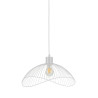 Suspension luminaire NUNEZ E27 - blanc mat