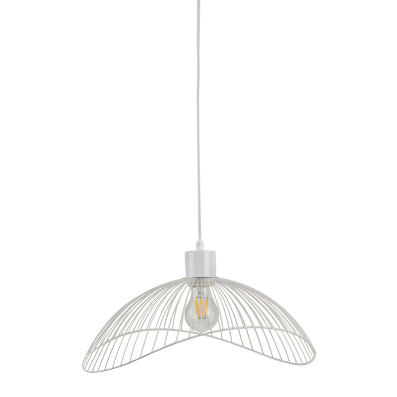 Suspension luminaire design NUNEZ E27 - blanc mat