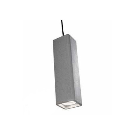 Suspension luminaire OAK SP1 SQUARE GU10 gris