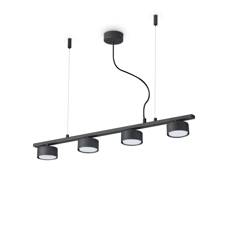 Lampe Suspendue design MINOR LINEAR SP4 4xGX53 - noir