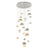 Luminaire Design suspendue MOCADO LED 147W 3000K - or / champagne