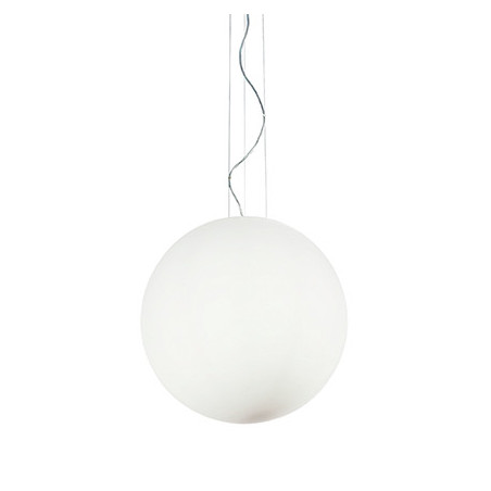 Lampe Suspendue design MAPA BIANCO SP1 D50 E27 blanc