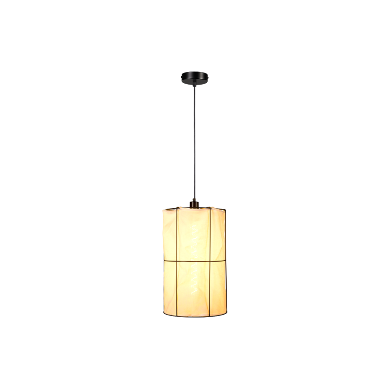 Suspension luminaire design MARINERO diamètre 30cm E27 - noir / blanc