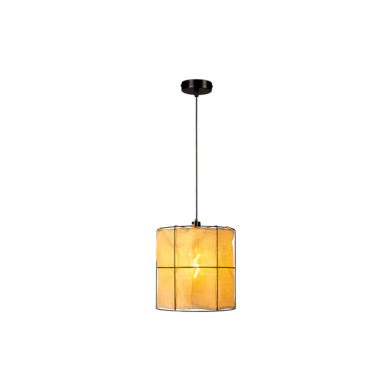 Suspension luminaire design MARINERO diamètre 40cm E27 - noir / gris