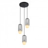 Suspension luminaire design MATTY 3xE27 40W - noir