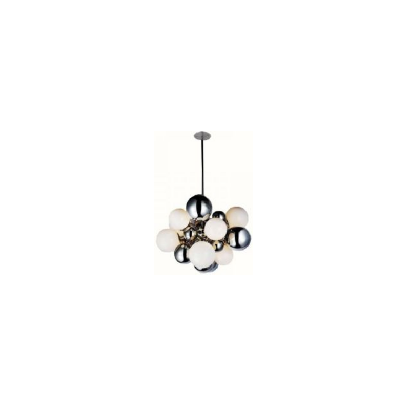 Suspension design NOBLE G4 10x20W 12V blanc, chrome