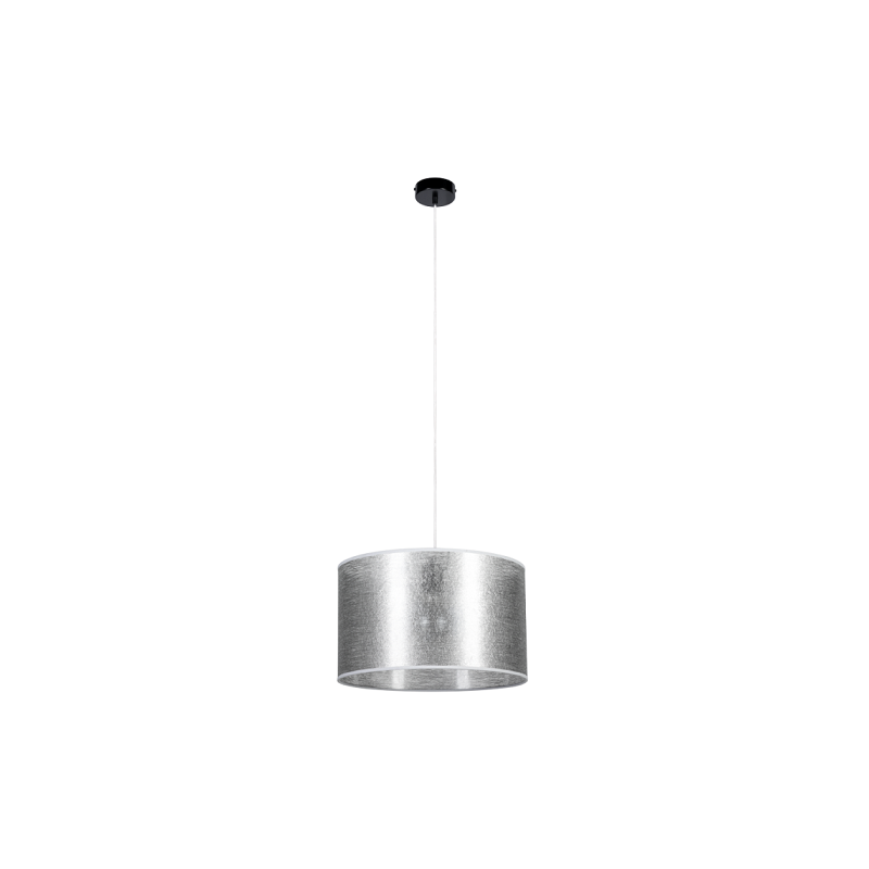 Lampe Suspendue avec abat-jou NEVOA E27 - noir / argent