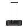 Lampe Suspendue avec abat-jou NEVOA 2xE27 - noir