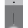 Suspension luminaire design MOZAICA G9 - noir / chrome