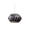 Suspension luminaire design RUBEN L E27 3x60W gris